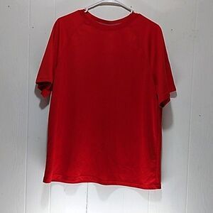 Men's Large Red Athletic T Shirt